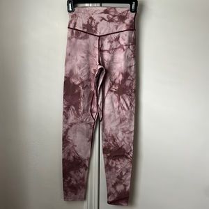Balance athletica size small pink tie dye leggings